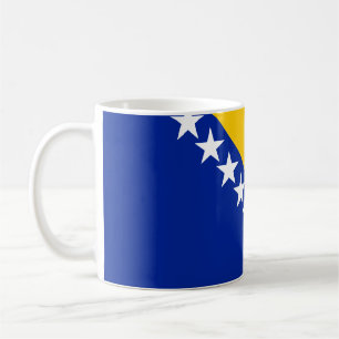 Caneca De Café Bandeira de Bósnia e de Herzegovina