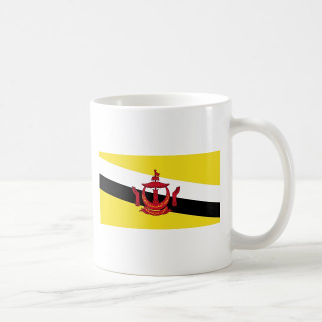 Caneca De Café Bandeira de Brunei (Direita)