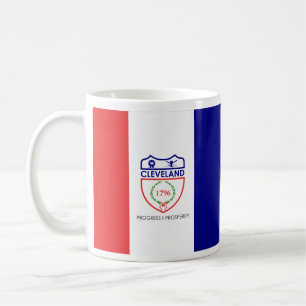 Caneca De Café Bandeira de Cleveland, Ohio Coffee Mug