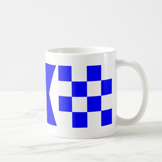 Caneca De Café Bandeira de código Ian (Direita)