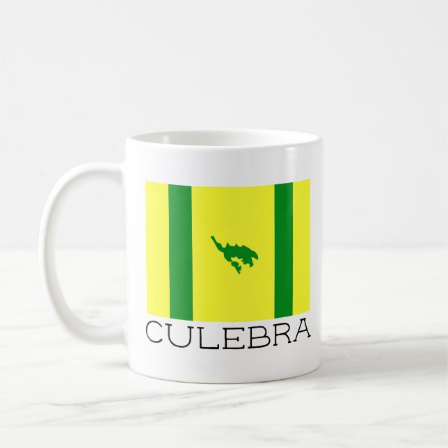 Caneca De Café Bandeira de Culebra, Porto Rico (Esquerda)