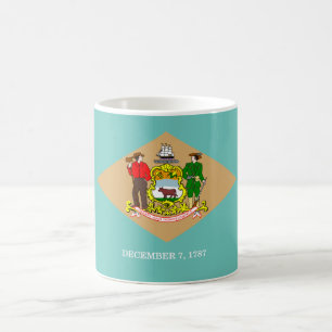 Caneca De Café Bandeira de Delaware