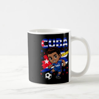 Caneca De Café Bandeira de desenho animado do gol do menino Cu pa