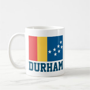 Caneca De Café Bandeira de Durham, Carolina do Norte