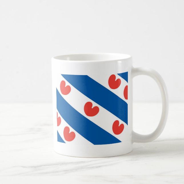 Caneca De Café Bandeira de Friesland (Direita)