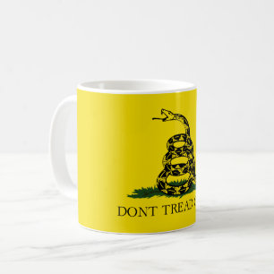 Caneca De Café Bandeira de Gadsden Don't Tread on Me