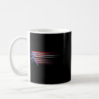 Caneca De Café Bandeira de Gorila 'merica Óculos de Sol Patriótic