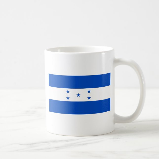 Caneca De Café Bandeira de Honduras (Direita)