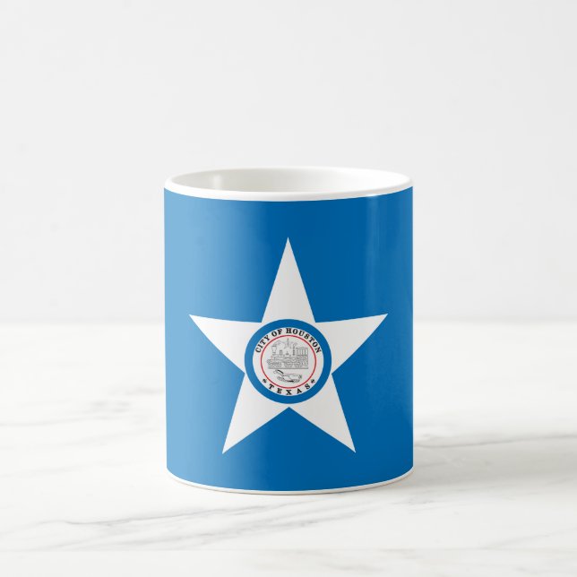 Caneca De Café Bandeira de Houston (Centro)