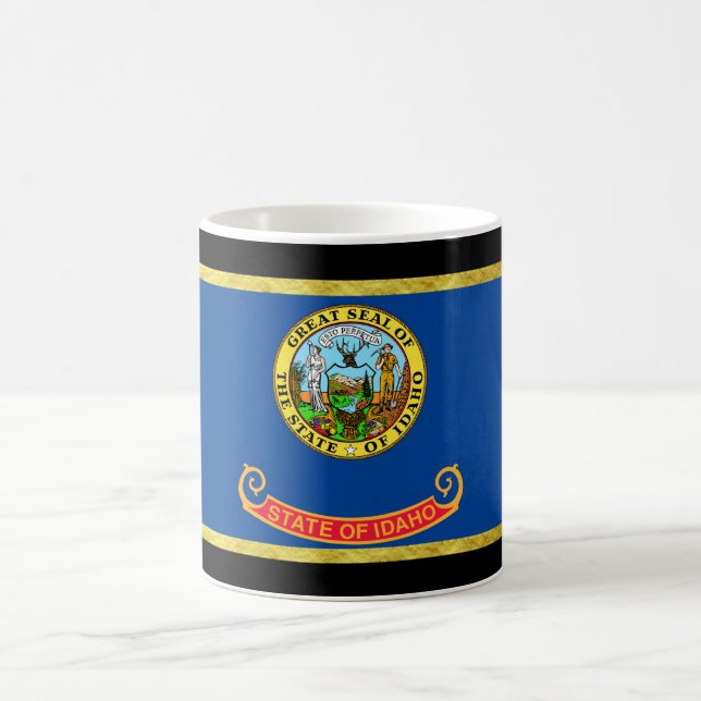 Caneca De Café bandeira de Idaho (Centro)