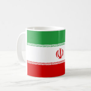 Caneca De Café Bandeira de Irã (iraniano)