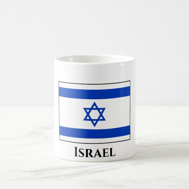 Caneca De Café Bandeira de Israel (Centro)