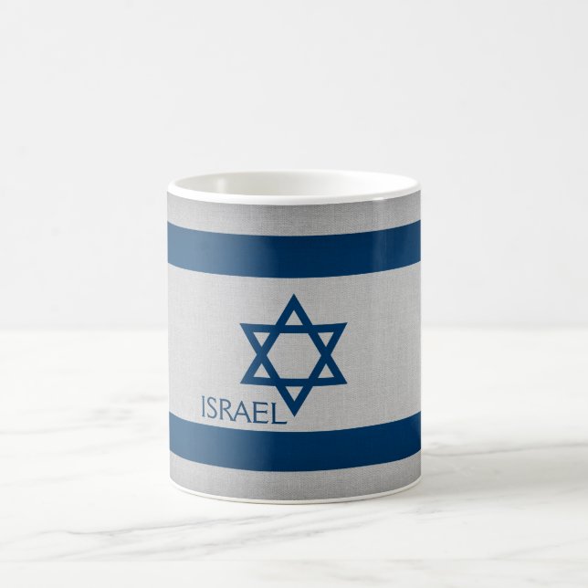 Caneca De Café Bandeira de Israel (Centro)