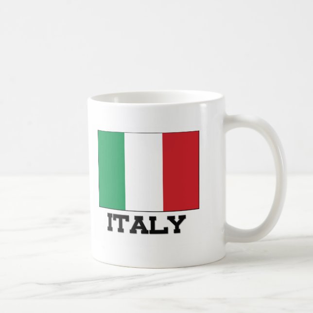 Caneca De Café Bandeira de Italia (Direita)