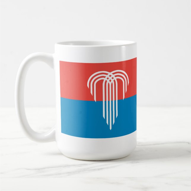 Caneca De Café Bandeira de Kansas City, Missouri (Esquerda)