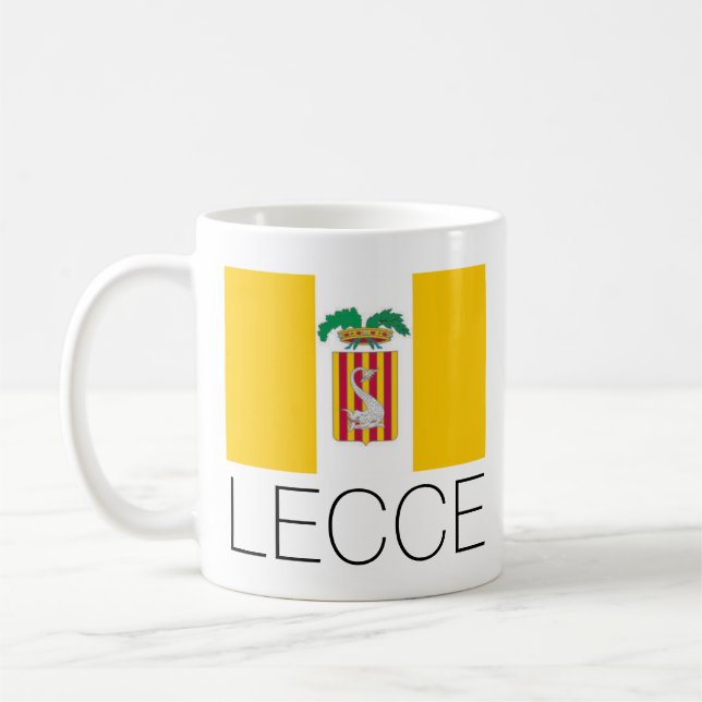 Caneca De Café Bandeira de Lecce, Apúlia (Itália) (Esquerda)