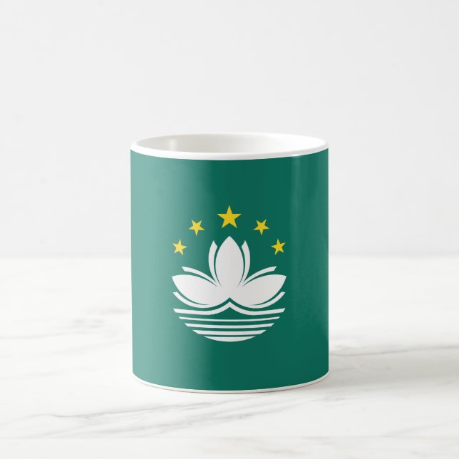 Caneca De Café Bandeira de Macau (região chinesa) (Centro)