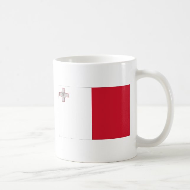Caneca De Café Bandeira de Malta (Direita)
