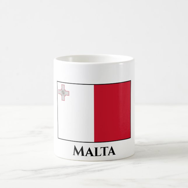 Caneca De Café Bandeira de Malta (Centro)