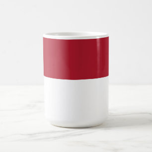 Caneca De Café bandeira de Mônaco