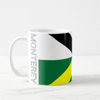 Caneca De Café Bandeira de Monterey, Califórnia