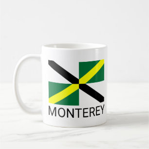 Caneca De Café Bandeira de Monterey, Califórnia