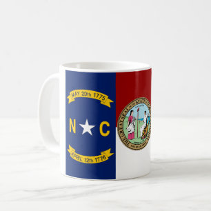 Caneca De Café Bandeira de North Carolina