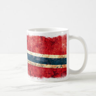 Caneca De Café Bandeira de Noruega