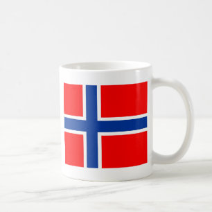 Caneca De Café Bandeira de Noruega