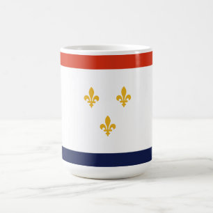 Caneca De Café Bandeira de Nova Orleans