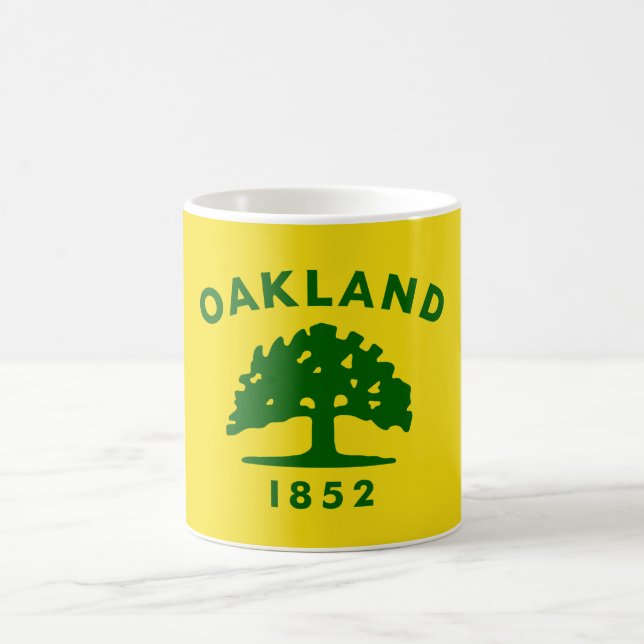 Caneca De Café Bandeira de Oakland, Califórnia (Centro)