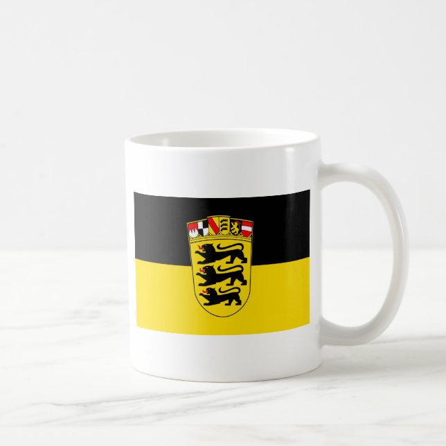 Caneca De Café Bandeira de país Baden-Württemberg (Direita)