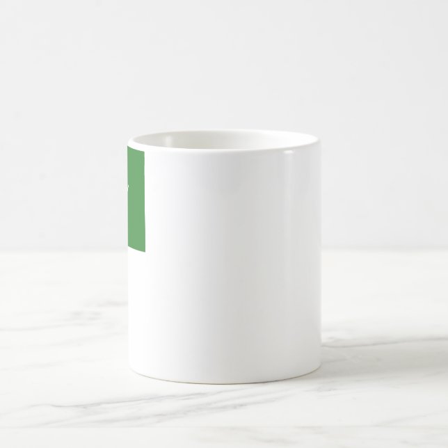 Caneca De Café Bandeira de Paquistão com nome no Urdu (Centro)