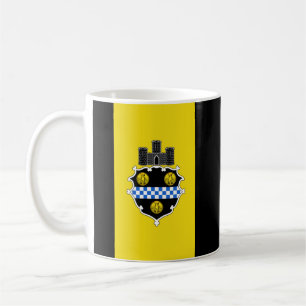 Caneca De Café Bandeira de Pittsburgh, Pensilvânia Coffee Mug