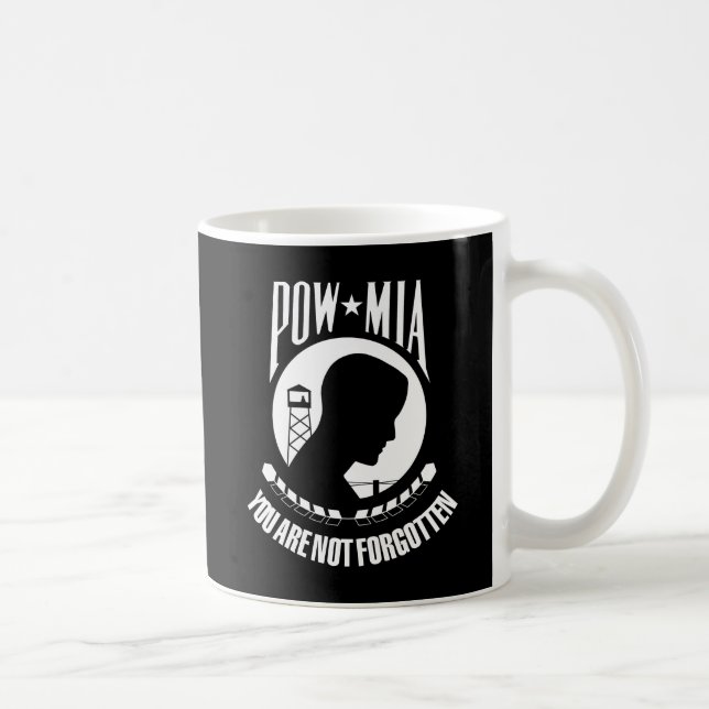 Caneca De Café Bandeira de POW-MIA (Direita)