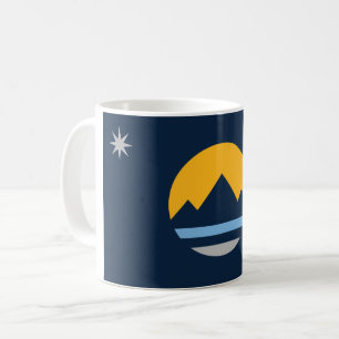 Caneca De Café Bandeira de Reno (Cidade de Nevada)