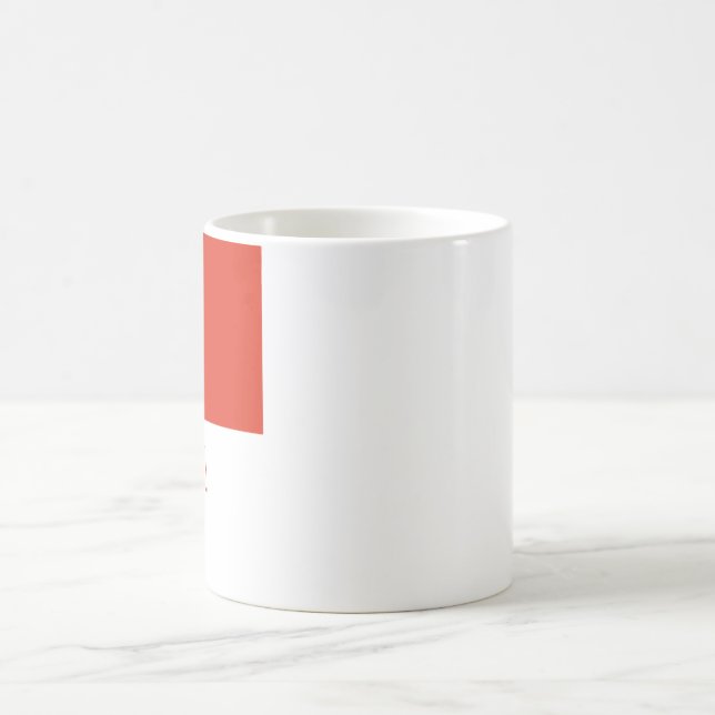 Caneca De Café Bandeira de República Popular da China com nome (Centro)