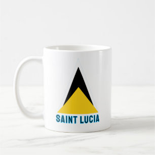 Caneca De Café Bandeira de Santa Lúcia