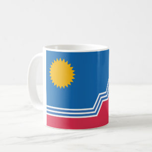 Caneca De Café Bandeira de Sioux Falls, Dakota do Sul