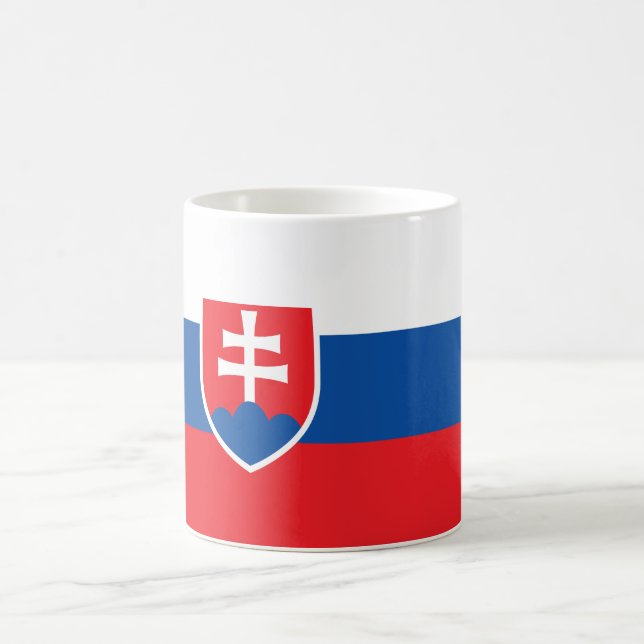 Caneca De Café Bandeira de Slovakia (Centro)