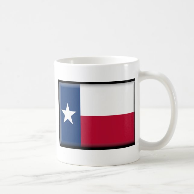 Caneca De Café Bandeira de Texas (Direita)