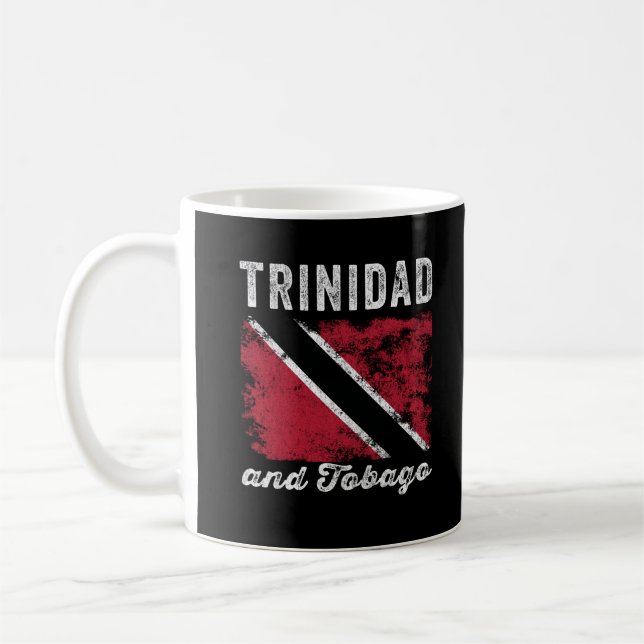 Caneca De Café Bandeira de Trinidad e Tobago desapontada (Esquerda)
