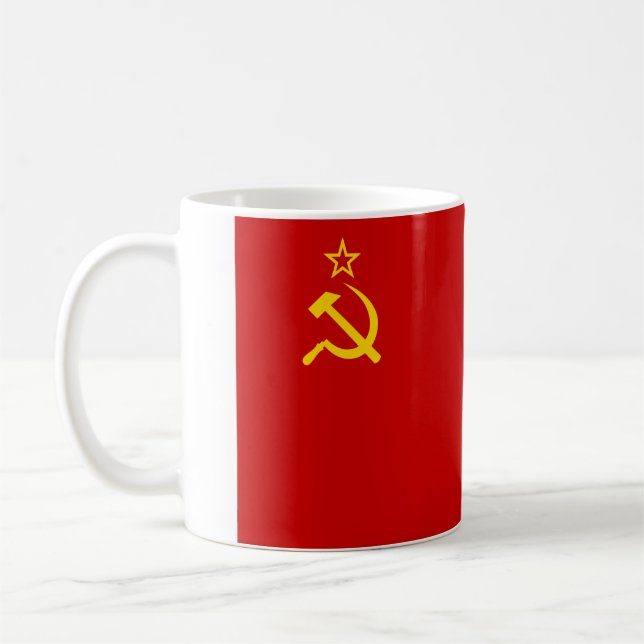 Caneca De Café Bandeira de União Soviética (Esquerda)