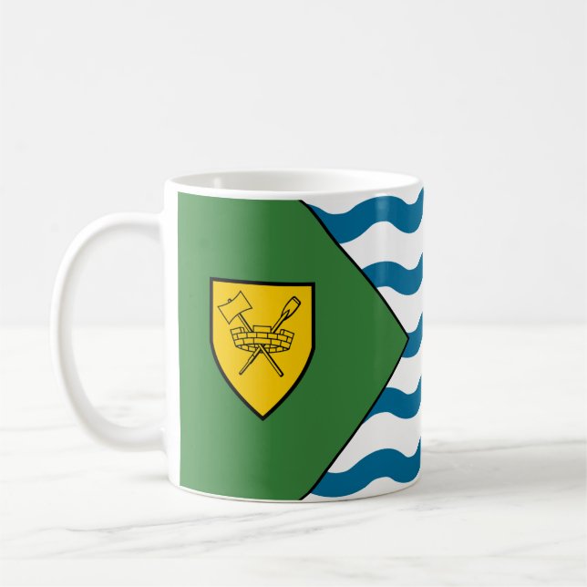 Caneca De Café Bandeira de Vancouver - Canadá (Esquerda)