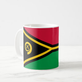 Caneca De Café Bandeira de Vanuatu