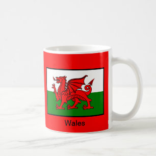 Caneca De Café Bandeira de Wales