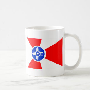 Caneca De Café Bandeira de Wichita Kansas