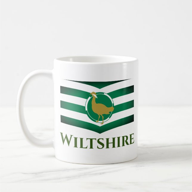 Caneca De Café Bandeira de Wiltshire - ENGLAND (Esquerda)