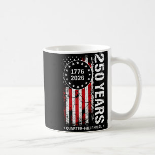 Caneca De Café bandeira do 250º aniversário americano de 250 anos