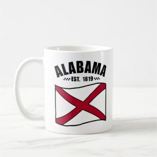 Caneca De Café bandeira do Alabama EUA